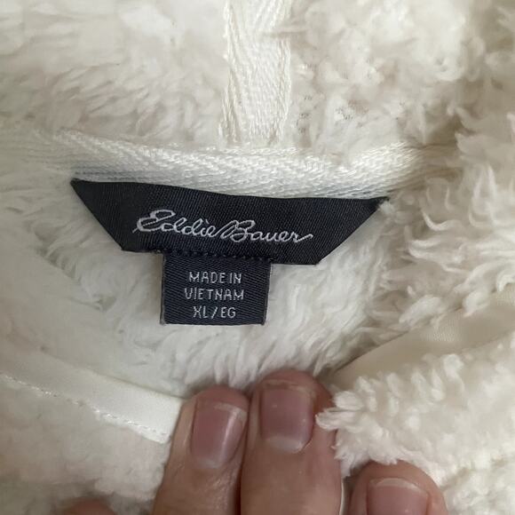 Eddie Bauer Super Soft Super Cozy Cream Fleece Size XL - Picture 4 of 6